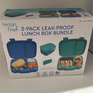 NWT Bentgo Fresh 2-Pack Leak-Proof Lunch Box Bundle